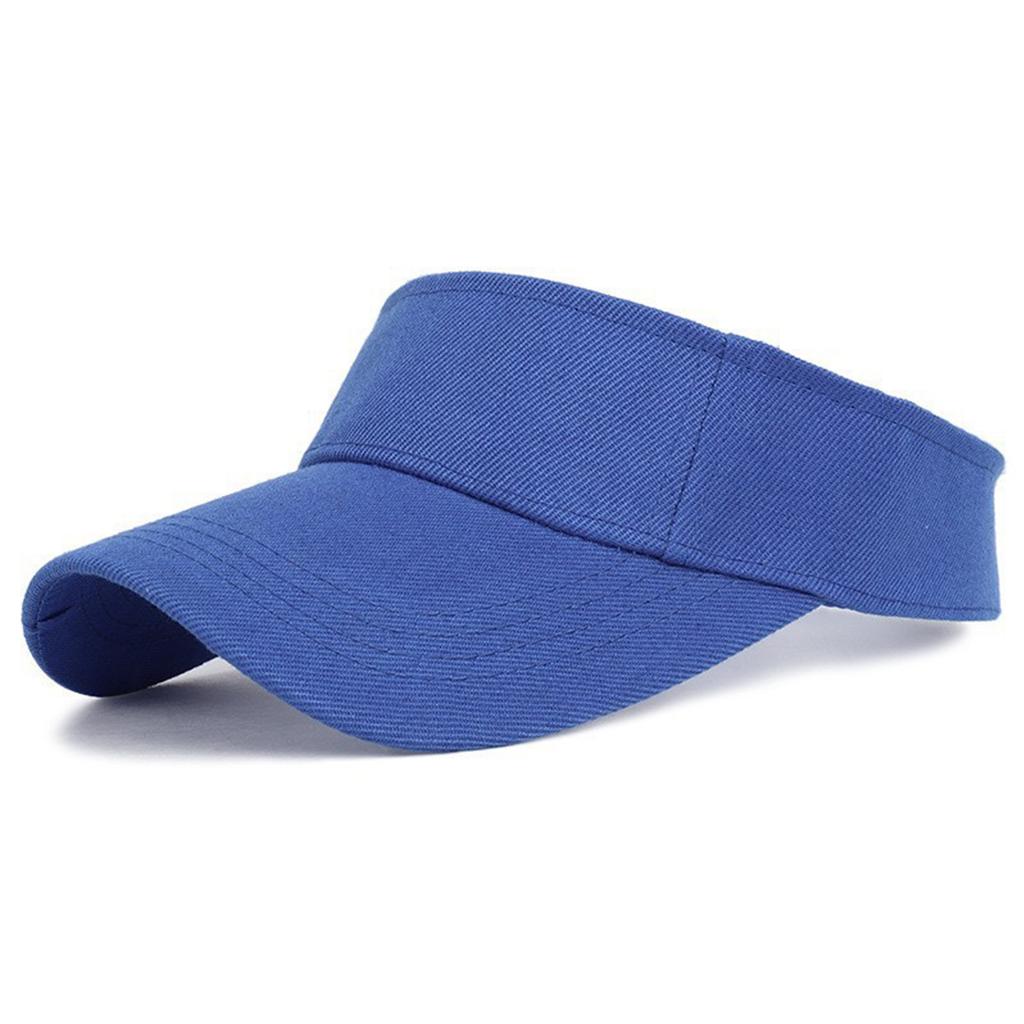 Cappello con visiera parasole per sport all'aperto, con parte superiore aperta, traspirante, regolabile, stile baseball, cappello parasole per tennis, golf, corsa