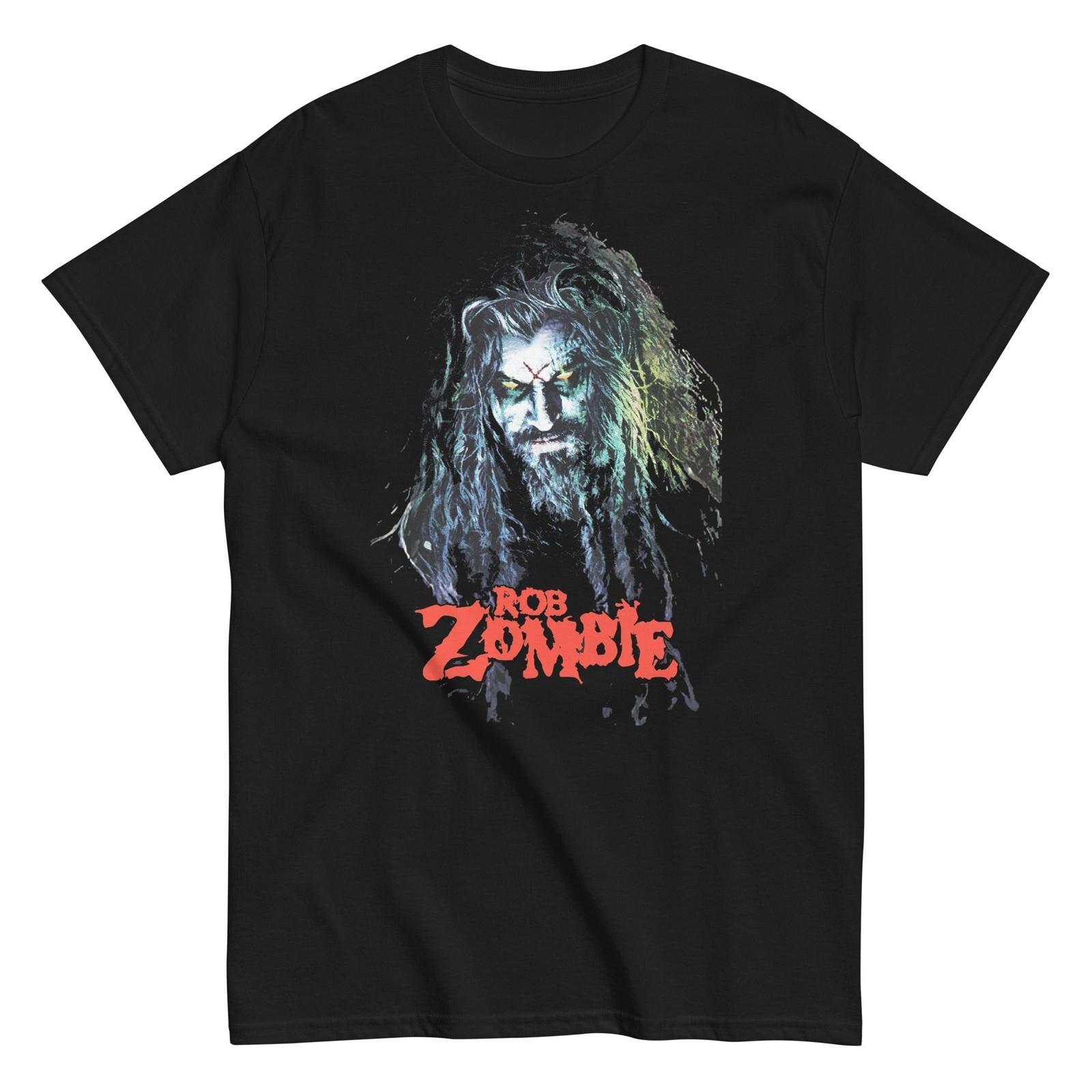 MerchMoment Rob Zombie Classic Logo T-Shirt T-Shirt Black New L
