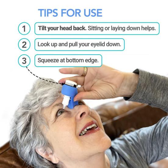 Vertical Eye Washer Stand Eyedrop Bottle Holder BPA-Free Dropper Bracket Eye Drop Guide Silicone Tool for 5 10 15ml Bottles