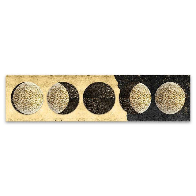 

Современная абстрактная Золотая Луна Настенная картина Картина на холсте Пейзажная живопись Луна Плакат для гостиной Домашний декор Настенный декор 50cm×100cm NoFrame