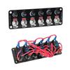 3/6 Gang Toggle Switch Panel On/off Rocker Toggle Switch With 10a Fuse Racing Cars Rv Camper Marine Boat Yacht 12v/24v Switches