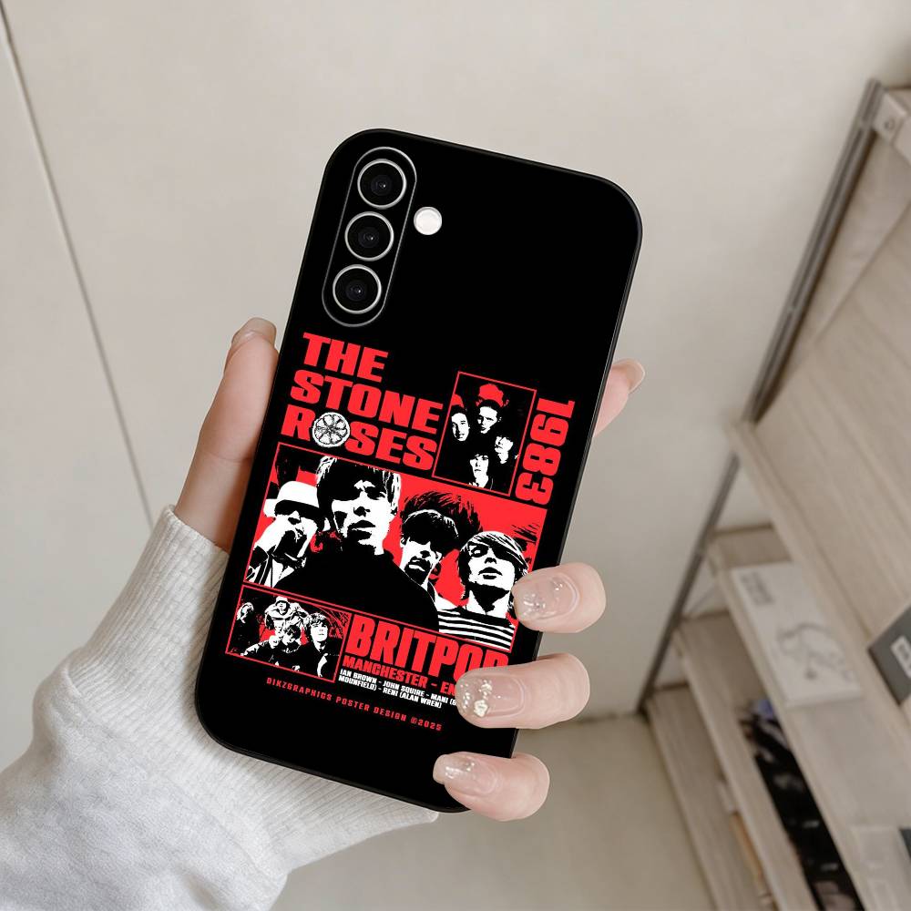 Alternative rock band The Stone Roses Phone Case For Samsung Galaxy A73,A72,A71,A70,A53,A52,A51,Others Soft Black Cover