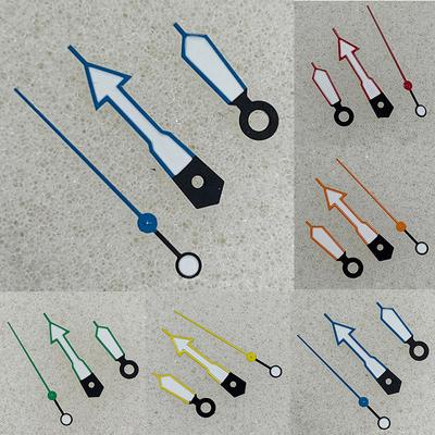 Green Luminous Watch Needle for NH35 NH36 4R Movement Colorful Edge Three-Pin