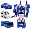 New ABS Carbot Transforming Robot To Car Toys Action Figures Multiple Modes Transformation Car Toy for Child Gift