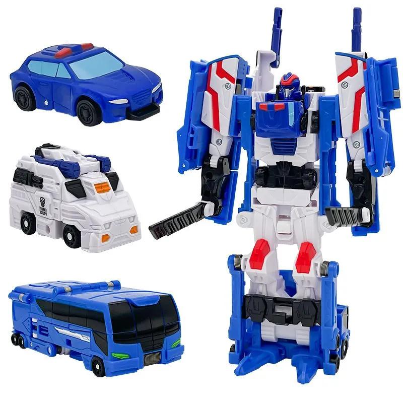 New ABS Carbot Transforming Robot To Car Toys Action Figures Multiple Modes Transformation Car Toy for Child Gift