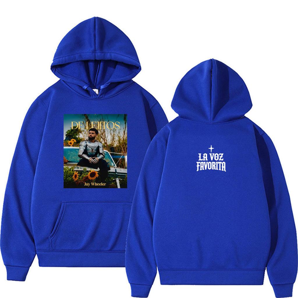 Unisex Woman'sJay Wheeler La Voz Favorita Album World Tour Hoodie Men Women Harajuku Hip Hop Fashion Sweatshirts Casual Cozy Oversized Hoodies