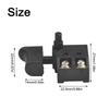 Speed Regulating Switch 250V Trigger Button Switch For Electric Drill Planer Cordless Drill Switch Replacement