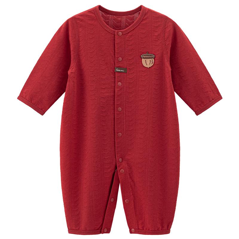 Baby Pure Cotton Long-Sleeve Summer Romper 59