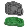 3in1 MultiFunctional Plastic Reptiles Food Water Feeder Bowl Bath Bowl For Amphibians Feeding Bathing And Watering Supply