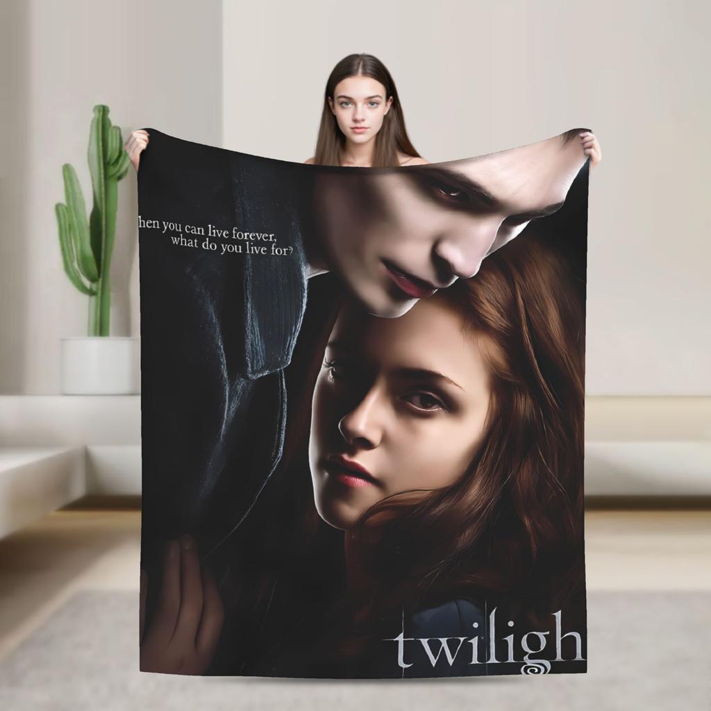 Jacob Die Twilight Saga Decke Qualität Warm Weich Überwurfdecke Winter Mädchen Jungen Sofa Bett Grafischer Bettbezug