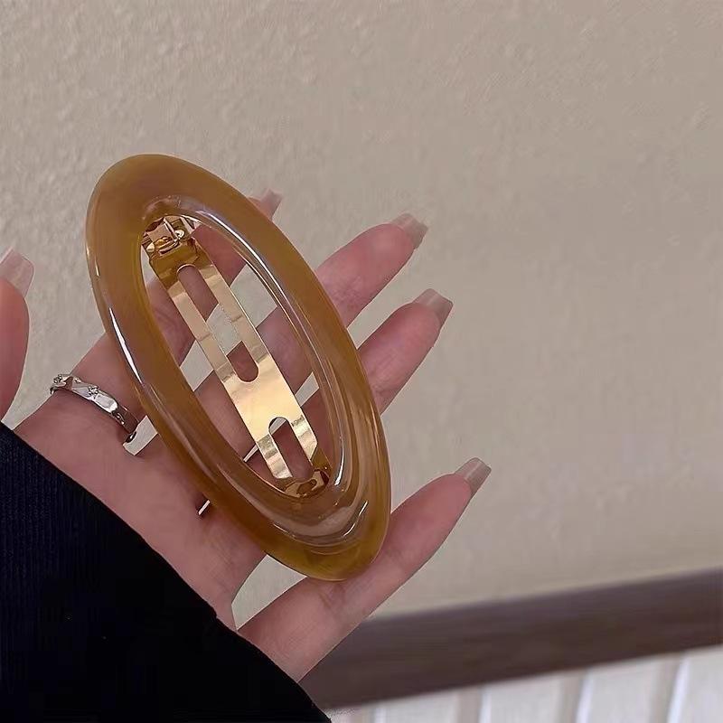 

Корейские большие пружинные заколки-краб для волос, женские металлические желеобразные заколки-хвосты, заколки, модные аксессуары для волос для девочек, заколка для волос