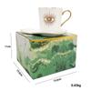 Nordisches Keramik-Set für Türkischen Kaffee & Tee mit Untertassen