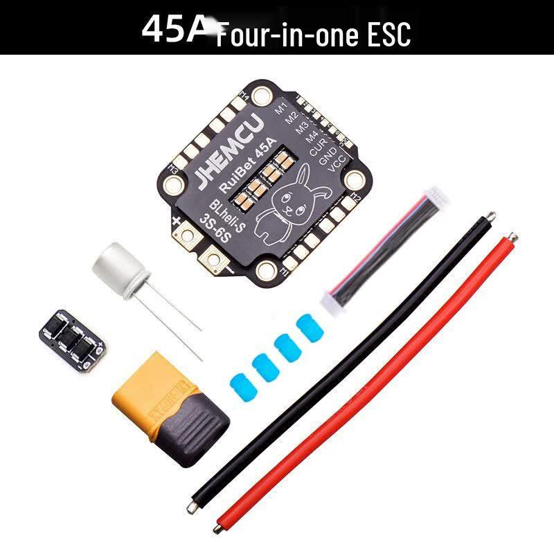 

JHEMCU F722 3-6S FPV Drone Flight Controller & ESC Stack