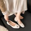 Flower Designer Classic Mary Jane Shoes Women New Retro Low Heel Dress Shoes Square Toe Comfy Elegant Pumps Women Zapatos Mujer