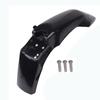 Black Carbon Fiber Pattern Motorcycle Fender for Tuttio Soleil 01