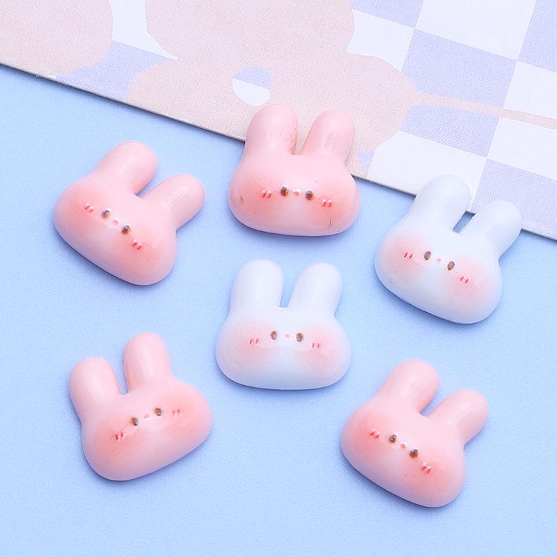 Red-Faced Rabbit Glossy Nail Art & DIY Cream Glue Resin Accessories