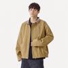 Retro Stand Collar Bomber Jacket Men's Spring Short Bath Style Work Jacket