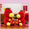 New Year Year Of The Horse Plush Toy With Lucky Bag For Celebration Events