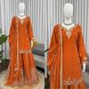 Designer Paksiatni Bollywood Ethnic Sharara Suit Indian Party Wear Salwar Kameez
