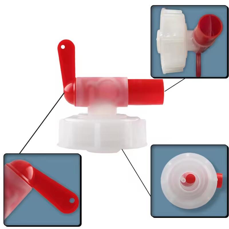 DN62 Dosing Tap for Garden Watering, 1Pcs Horticultural Canister Outlet Plant Nutrient Faucet