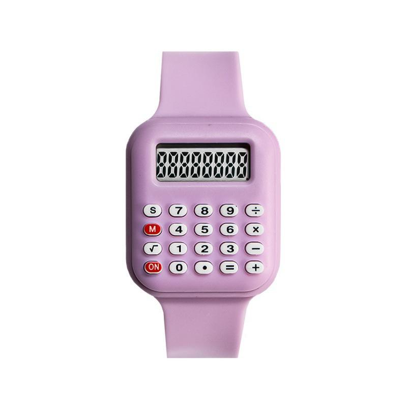 Multifunctional Calculator Watch for Kids - Detachable Strap, Date & Numbers