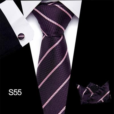 Men's Business Professionals Striped Tie Wedding Suit Accessories Polyester Tie Men
