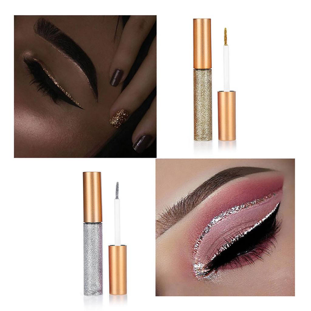 10 Colors Glitter Diamond Eyeliner Liquid Shining Metallic Eye Eyeliner Liquid