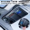 ADOFUN Sun Visor Pocket Sunglasses Holder Car Accessory Case Glasses Holder PU Leather Strong Magnetic Car Eyeglass Holder Multifunctional Holds