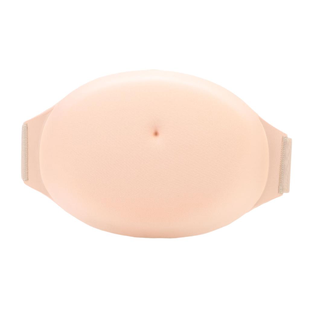 Pregnant Belly Bump Memory Foam Realistic Artificial Belly for Parties Stage Performance