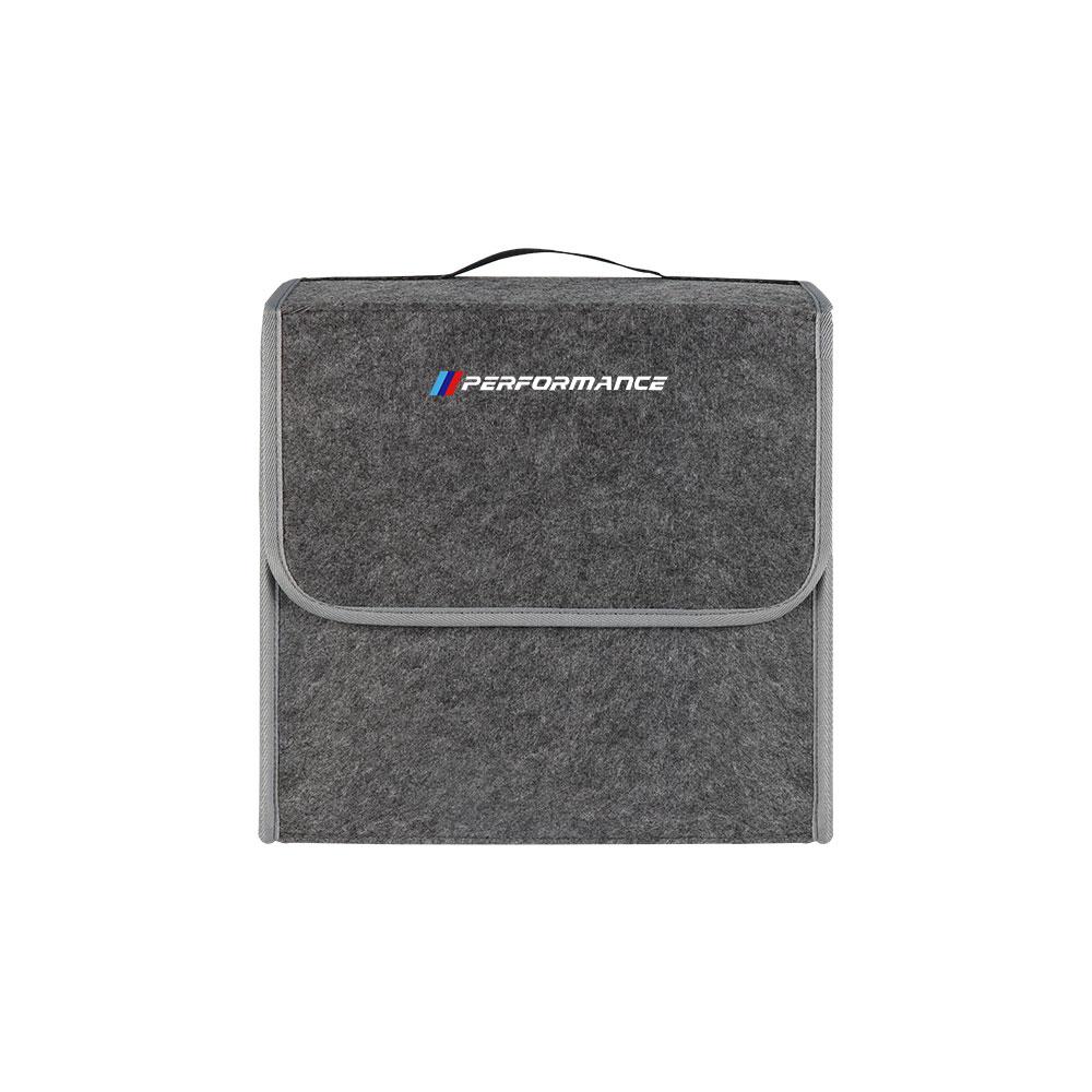Car Trunk Storage Bag Felt Cloth Organizer Box Collapsible For BMW M Performance E46 E90 E60 F10 F30 F25 F31 Auto Storager Tools