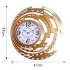 Retro Home Decoration Wall Clock Frame Digital Three-dimensional Design Precise Scanning Quartz Clock Hollow Exquisite Clock
