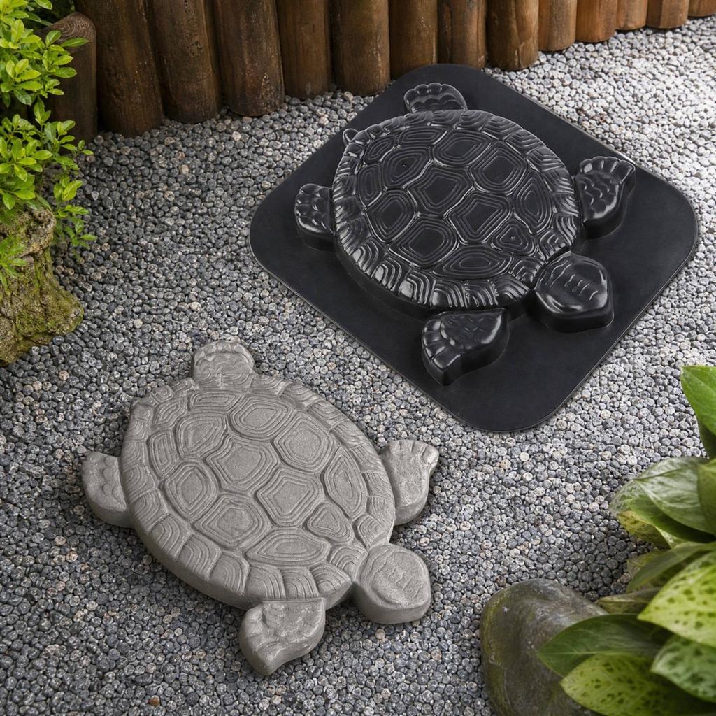 Reusable Stepping for DIY Garden Path Walkway