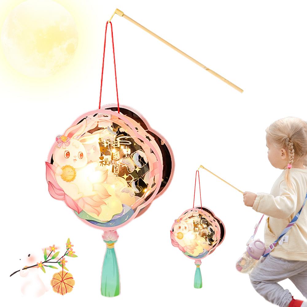 Przenośne Chińskie Lampiony Papierowe Chińska Tradycyjna Ręczna Lampa Dekoracja Świąteczna Sztuczny Lampion LED Ręczny Festiwalowy Papier