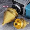 S-1Pc Wear-resistant New Design Grinding Wheel Round Shape Enlarged Hole Opener Granite Cutting M10 Adamas Chamfer Drill Bit