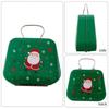 Pack of 5 Decorative Iron Candy Tins with Handle Holiday Candy Tins with Christmas Pattern Delicate Candy Storage Case