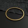 Charming Star Zircon Gold-plated Stainless Steel Women's Bracelet, Waterproof and Rust-free, Worn By Couples