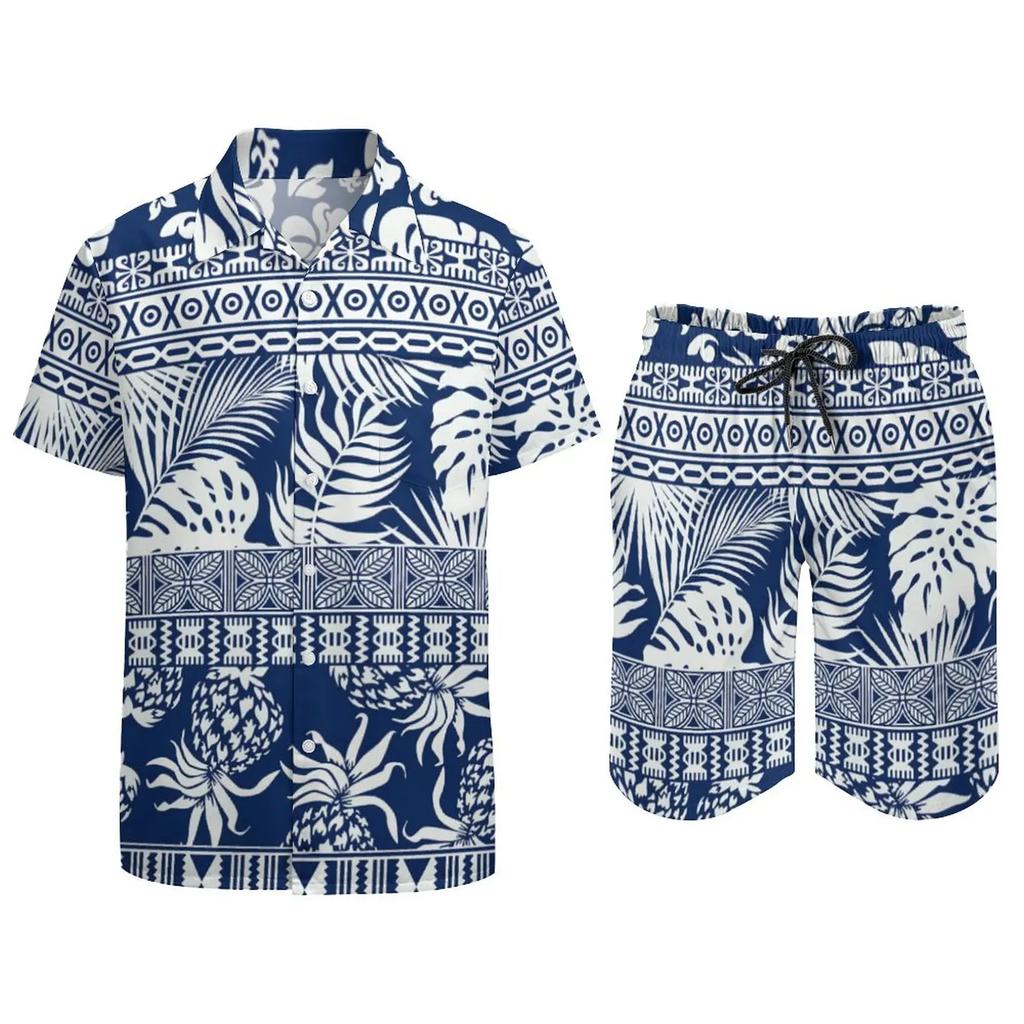 Psychedelic Magic Mushroom Men Sets Printed 3D Print Casual Shirt Beach Shorts Oversized 2Pcs Set Vacation Hawaiian Man Suits