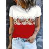 T-Shirt Women Tees 3D Print Short Sleeve Comfortable Sportwear T Shirts