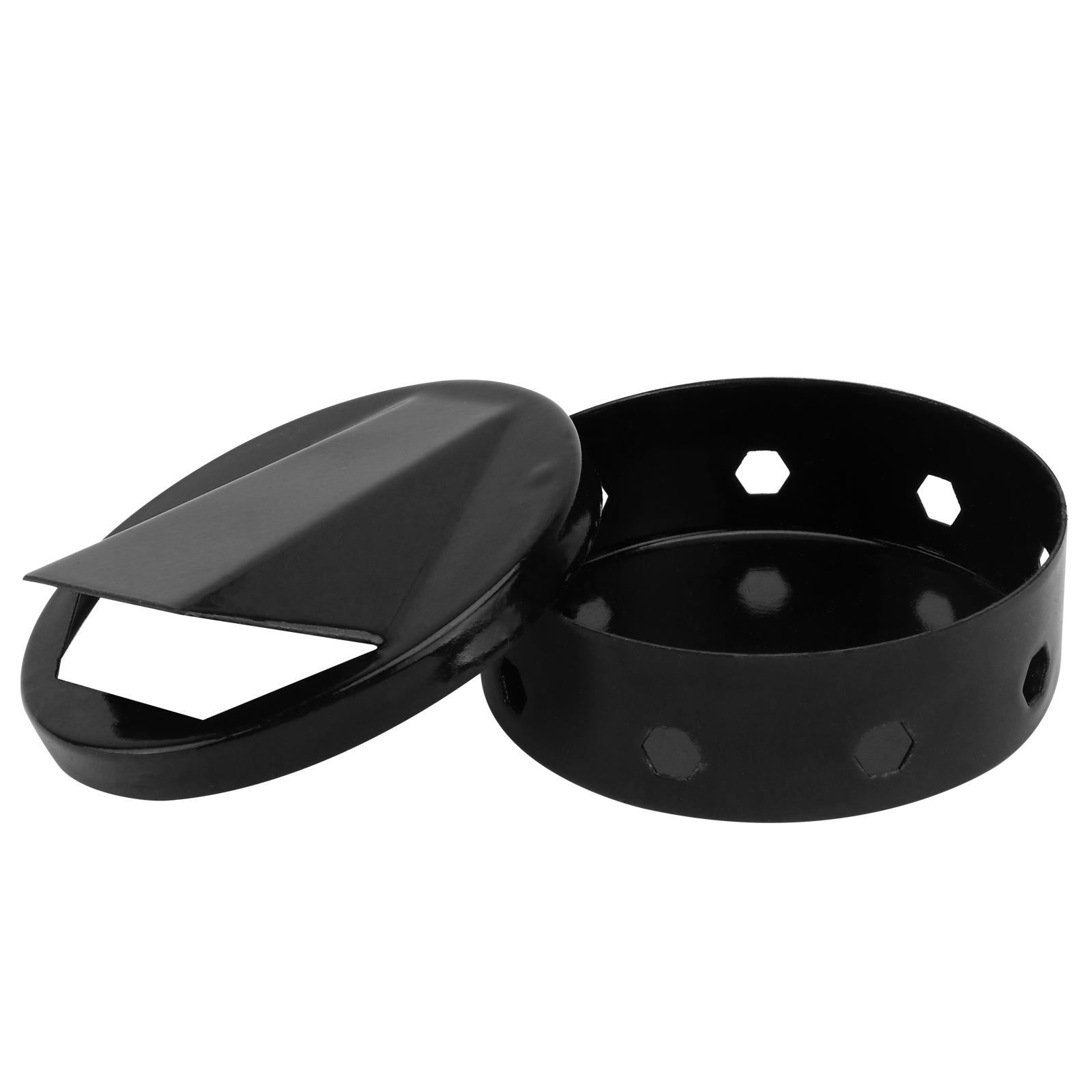 

Прочный поддон для копчения мяса на гриле, квадратная коробка, нержавеющая сталь, ящик для копчения барбекю, барбекю и гриль, генератор холодного дыма чёрный