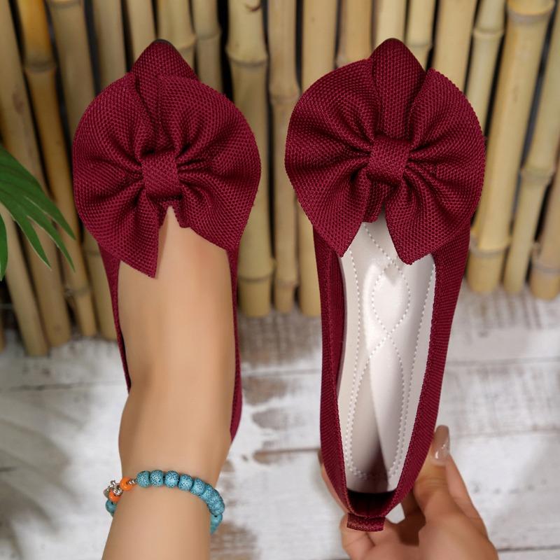 Fashion Fashion Casual Outdoor Sneakers Women Flats Shoes New Spring Loafers Bow Pointed Toe Suede Walking Shoes for Women comfortable