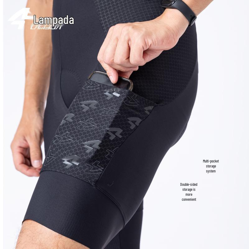 Lampaida 2024 Anti-UV Quick-Dry Breathable Cycling Bib Shorts