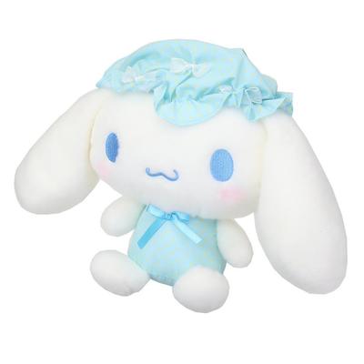 Sanrio Cinnamoroll Plush Doll S with Nightcap Ribbon Nakajima Gift Character Goods
