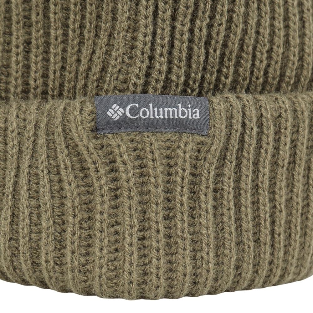 Columbia Split Range Knit Cap, PU5741 302 (Olive/F/Men's), for Trekking and Mountaineering