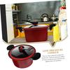 HOLIDYOYO Micro Pressure Cooker, Pressure Canner, Small Canning Pot, Stovetop Pressure Cooker, Stew Pot, Slow Cooker, Soup Pan, Low Pressure Cooker, E