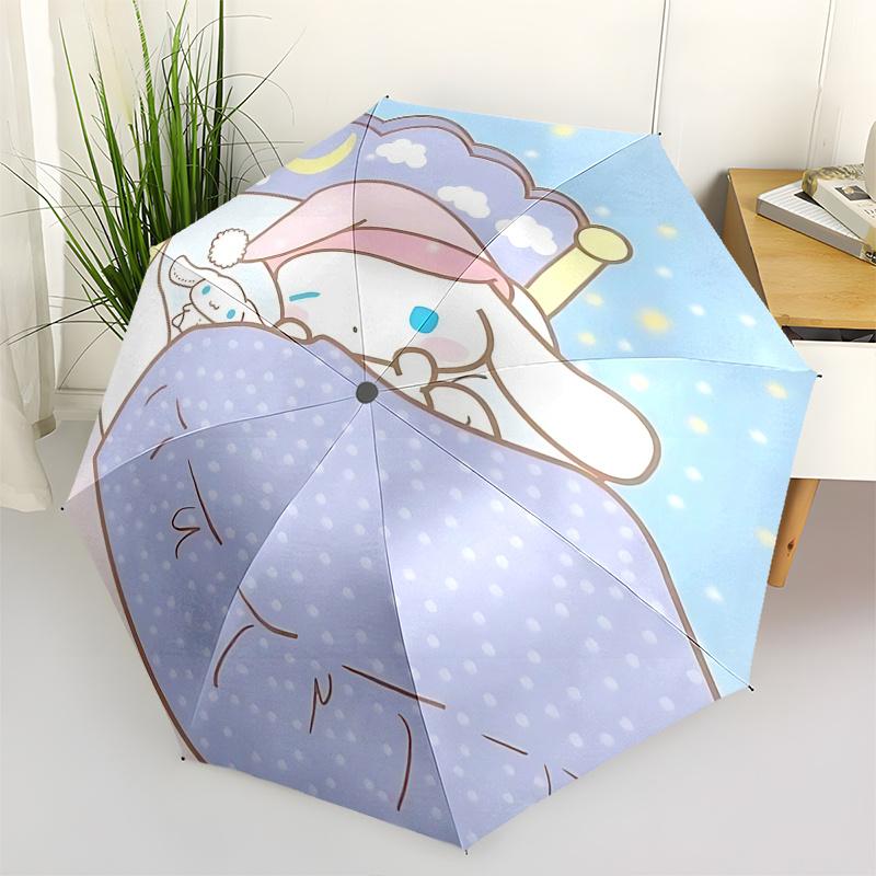 

1pc Polka Dot Festival Gift Umbrella with Automatic Opening & Closing, Foldable Design, Iron Frame for Outdoor Use - Perfect for Fans, Travelers, Dail