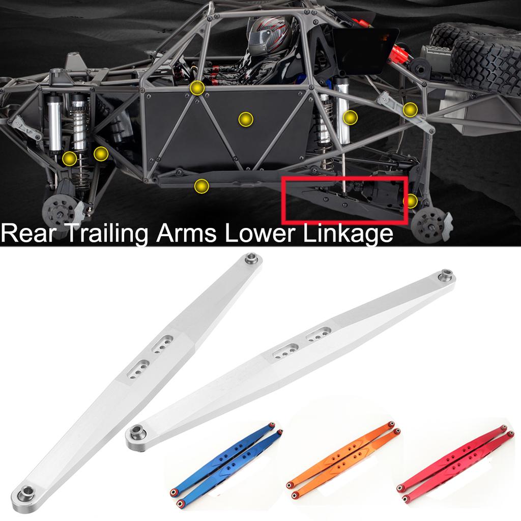 Rear Trailing Arms Lower Linkage for TRAXXAS Unlimited Desert Racer UDR Aluminum RED