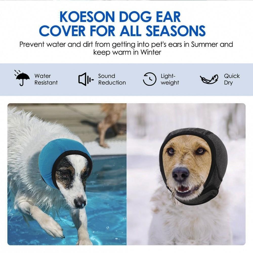 Noise Reduction Dog Ear Covers Anti-Noise Pet Headcover Pet Head Cover Pet Ear Muffs Dog Grooming