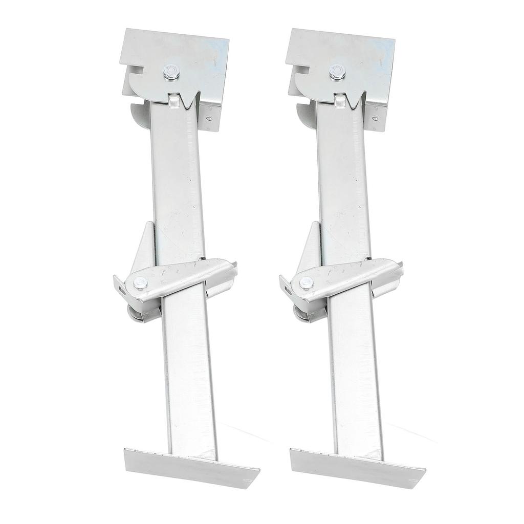 2PCS Stabilizer Jack 650lbs Support 1000lbs Lifting Capacity Galvanized Telescoping Adjustable Swing Down Stabilizer