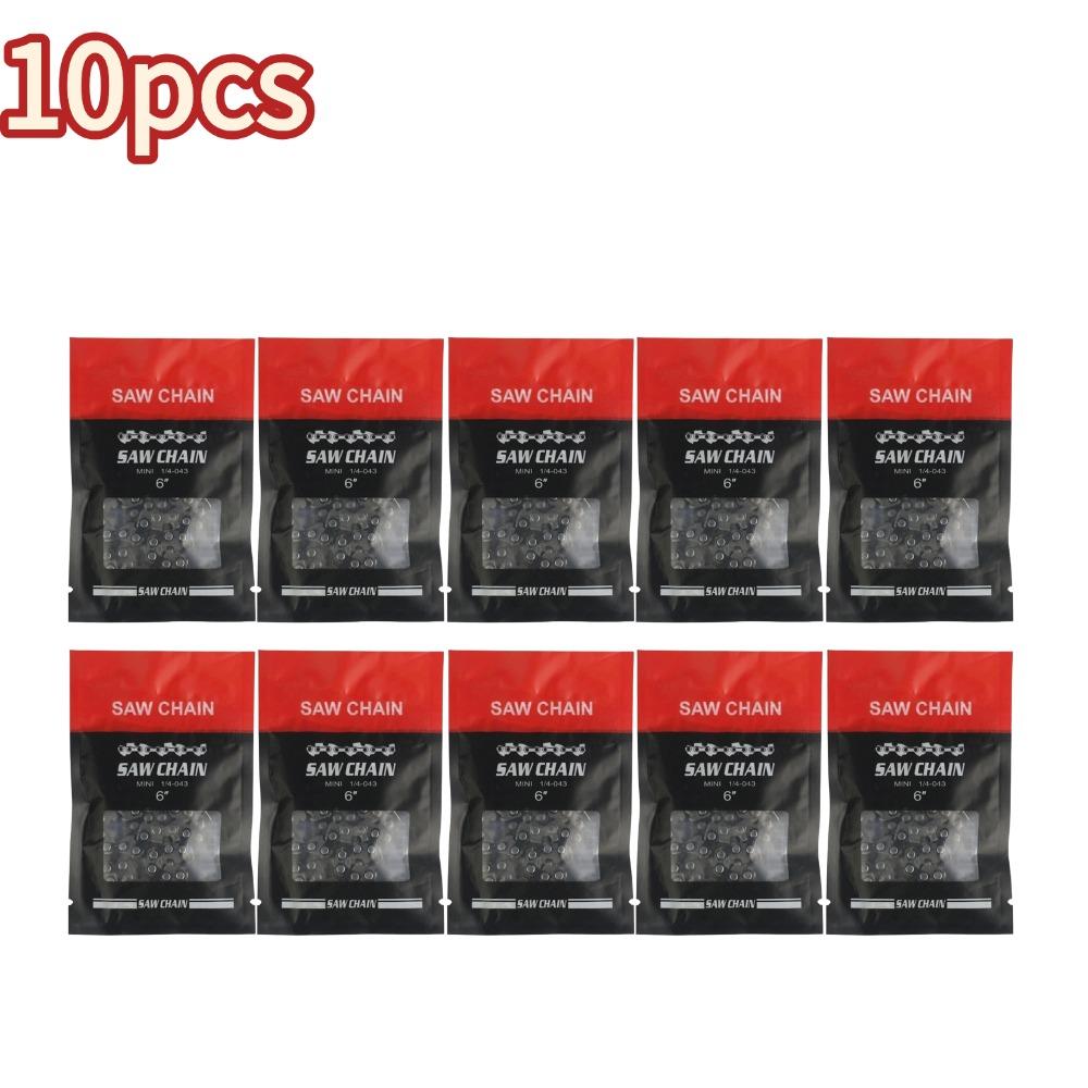 Versatile 6/8 Inch Metal Chainsaw Chains, Electric Saw and Wood Cutting Equipment Spare Parts