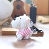 Dog Highland West Plush Keychain Backpack Decor Pendant Gift For Girls Children